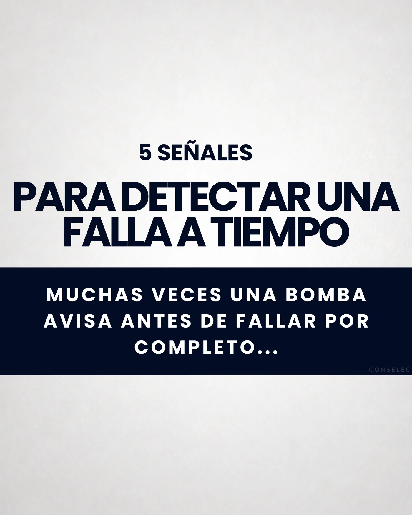 Portada de la nota: 5 señales para detectar una falla a tiempo