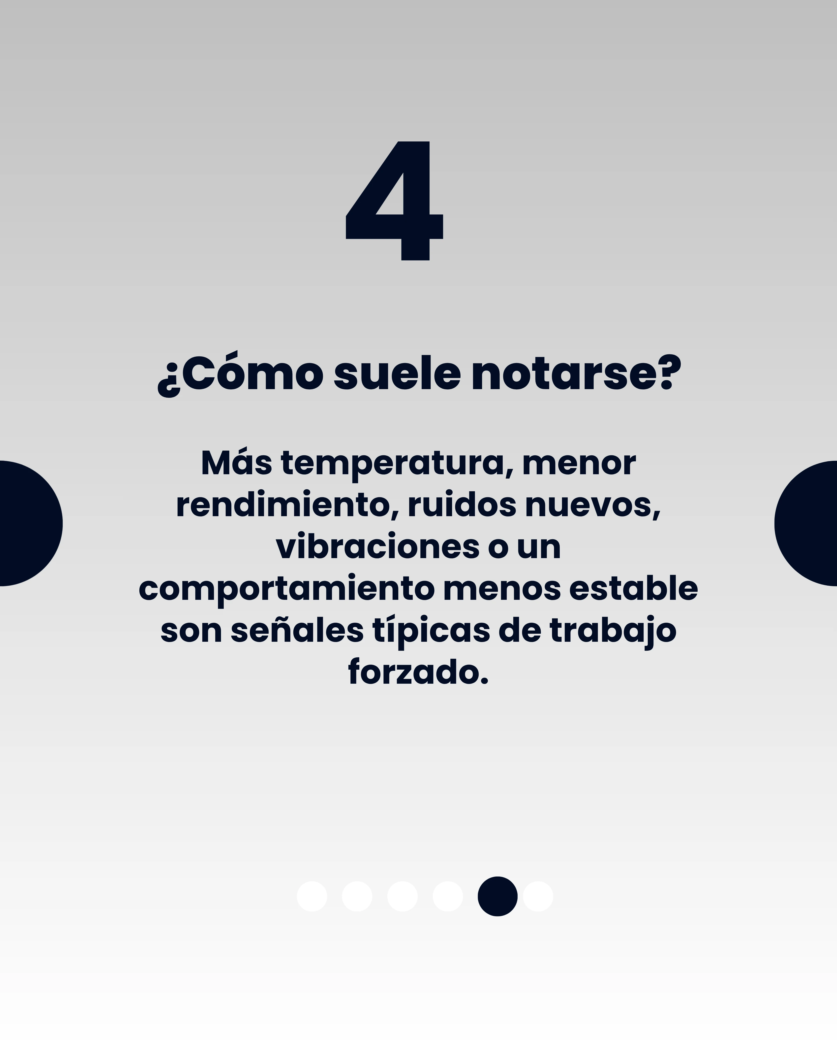Señales habituales de que una bomba está trabajando forzada.